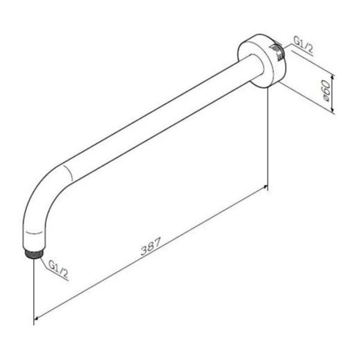 Держатель для душа Am.Pm F0522701 черный - фото 3