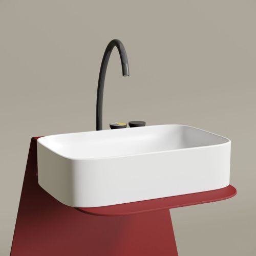 Раковина из сантехнического фарфора Ceramica Nova ELEMENT CN6053MW 60х40 накладная цвет белый без отверстий под смеситель - фото 5