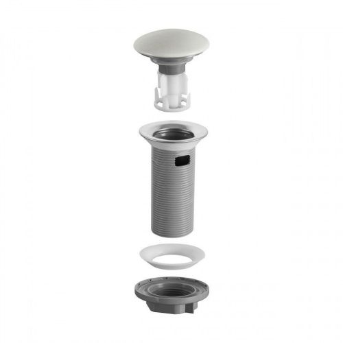 Донный клапан Santek Aqua 1WH501800 белый - фото 2