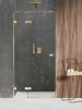 Душевая дверь New Trendy AVEXA GOLD SHINE L EXK-1638 120х200 стекло прозрачное профиль золото