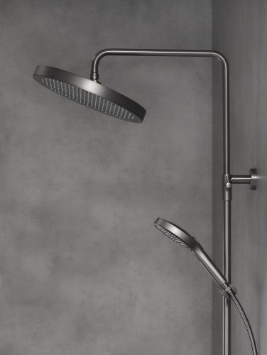 Душевая стойка AltroBagno Bilancia AltroBagnoBilancia030428GM настенная цвет оружейная сталь - фото 5