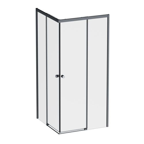 Душевой уголок Am.Pm X-Joy W94G-403-9090-BТ 90х90 стекло прозрачное профиль черный без поддона - фото 2