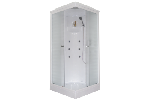 Душевая кабина Royal Bath HP RB80HP2-M 80х80 квадратная с крышей ориентация универсальная