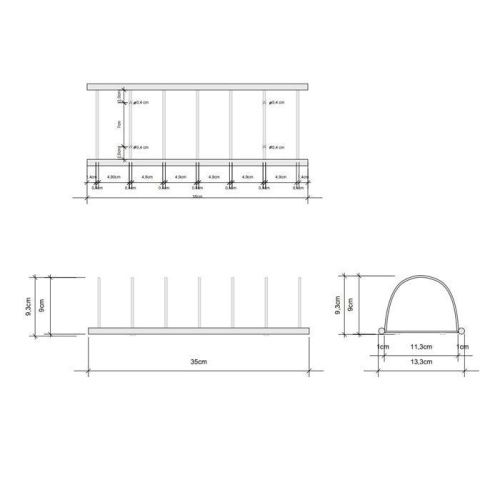 Полотенцедержатель Decor Walther Porzellan 846800 - фото 2