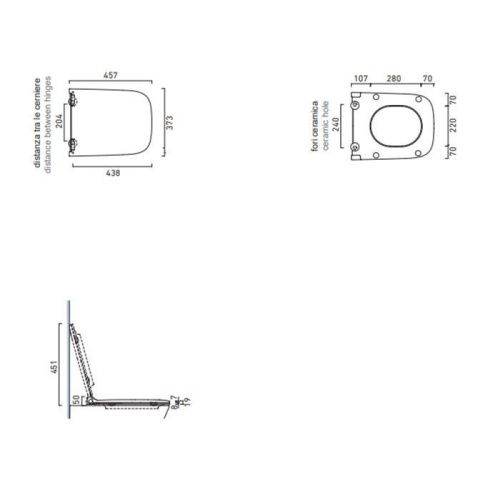 Крышка сиденье для унитаза Catalano Green 451200001 - фото 2
