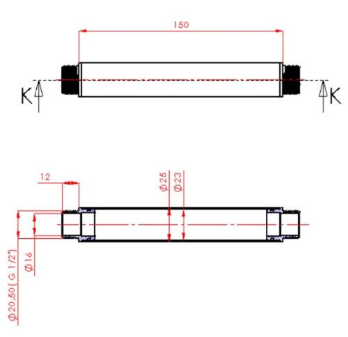 Держатель верхнего душа Creavit A13 - фото 2