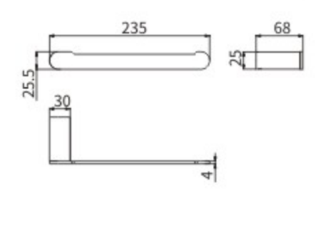 Бумагодержатель CeramaLux Florenzia 63106