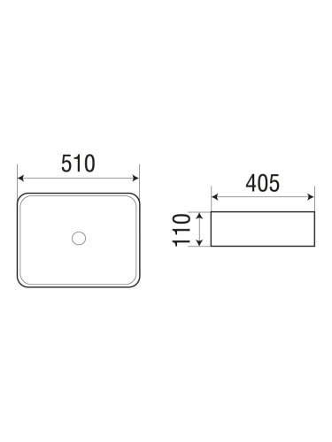 Раковина из сантехнического фаянса WeltWasser WW SK 10000004511 40 см накладная цвет розовый без отверстий под смеситель - фото 2