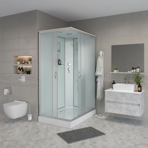 Душевая кабина Niagara Classic 432853Q 120х80 прямоугольная с крышей ориентация универсальная - фото 3