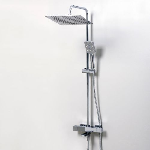Душевая стойка Wasserkraft A19901 настенная цвет хром с термостатом - фото 2