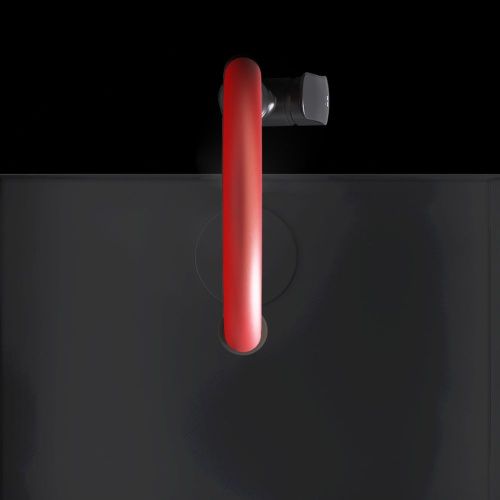 Смеситель для кухни Am.Pm Like F8007828 на мойку черный/красный - фото 5