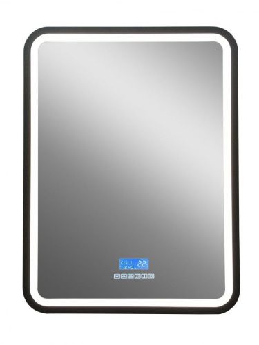 Зеркало с подсветкой и антизапотевателем Art&Max GENOVA AM-Gen-600-800-S-F-MFP 60х80 подвесное - фото 2