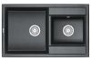 Кухонная мойка Granula 8201, ШВАРЦ 80х50 цвет черный поверхность матовая