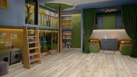 SPC ламинат Damy Floor FAMILY 9531-2A Дуб Кавказский толщина 0.4 см 43 класс 1220х180