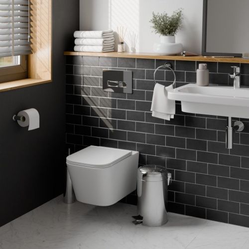 Клавиша смыва механическая Iberica Blanca ESTI-R IB.B021.003.002 цвет серый - фото 4