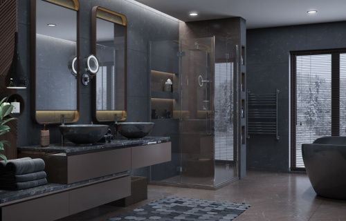 Душевой уголок Ambassador Diamond 12011109 90х90 стекло прозрачное профиль хром без поддона - фото 3