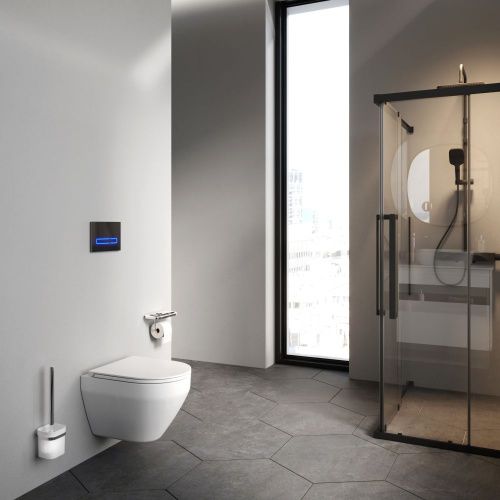 Унитаз подвесной Am.Pm Spirit V2.0 C701700SC белый с сиденьем микролифт безободковый каскадный смыв - фото 4