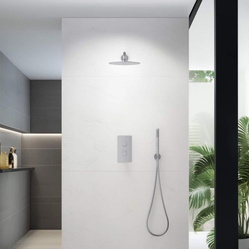 Душевая система Aquatek ЕВРОПА AQ1376CR встраиваемая в стену цвет хром с термостатом - фото 5