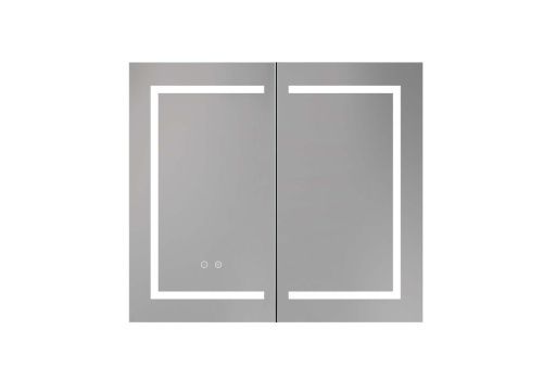 Зеркало-шкаф Aquatek AQ7804-MLC 80х70 подвесной - фото 2