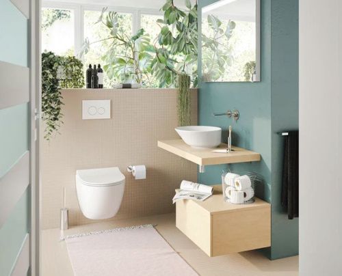 Столешница Vitra Stand 66635 90х50 подвесная цвет коричневый - фото 2