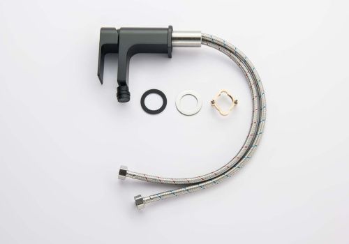 Смеситель Aquatek ЛИРА AQ1418MB на биде черный - фото 5