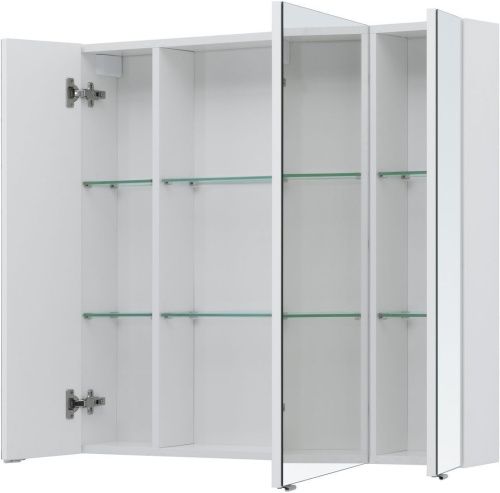 Зеркало-шкаф Aquanet Алвита New 00303897 90х90 подвесной цвет белый - фото 3