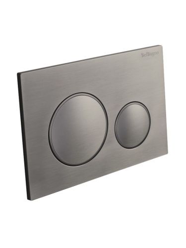 Клавиша смыва механическая BelBagno BB-17C-GM цвет оружейная сталь - фото 2