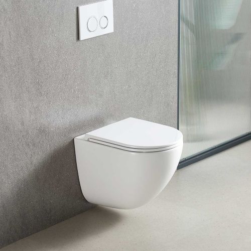 Унитаз подвесной Vincea Bien VT1-51T белый с сиденьем микролифт безободковый смыв торнадо