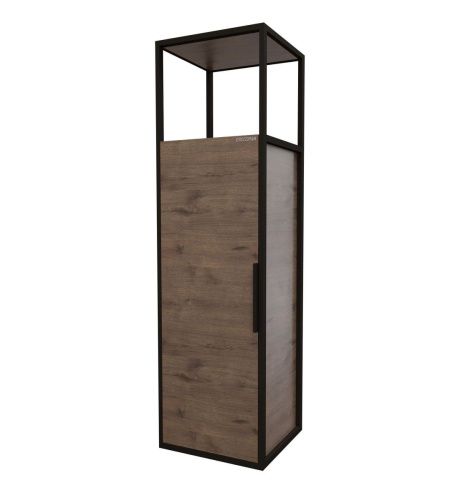 Шкаф-пенал Grossman Лофт 304001 40х140 подвесной цвет коричневый - фото 2