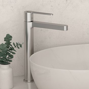 Смеситель для раковины Vincea Rondo VBF-1R2CH на столешницу хром