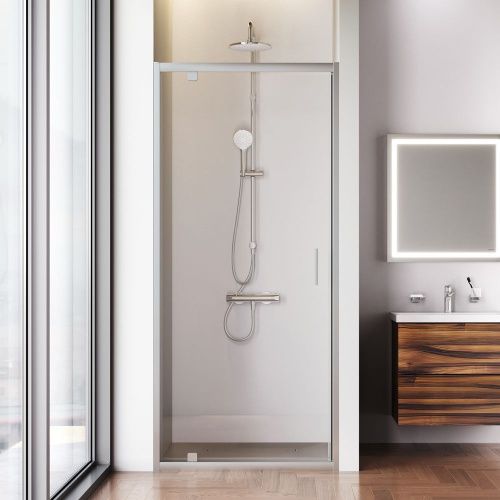 Душевая дверь Am.Pm Gem W90G-90-1P-MT 90х195 стекло прозрачное профиль хром - фото 3