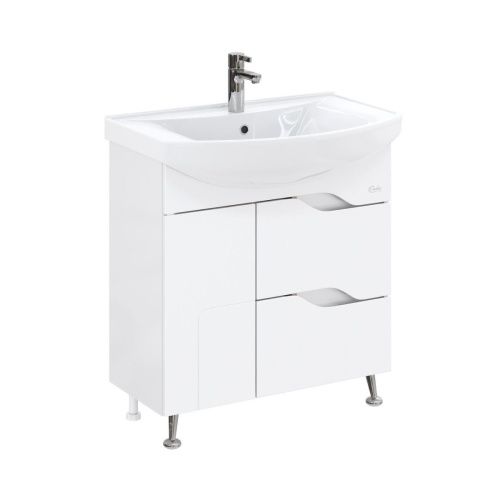 Тумба под раковину Onika Веронэлла 107514 70х30 напольная цвет белый