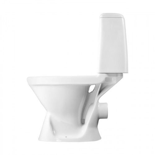Унитаз-компакт напольный с бачком Jika Era 8245320002429 белый без сиденья каскадный смыв - фото 3