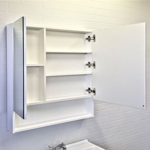 Зеркало-шкаф Comforty Никосия 00-00011198CF 80х80 подвесной цвет белый - фото 4