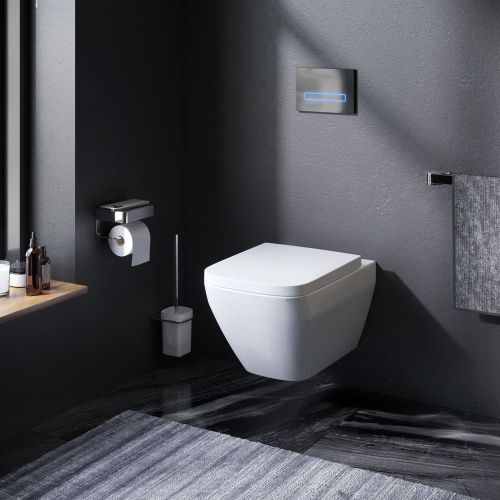 Унитаз подвесной Am.Pm Spirit V2.0 C701701SC белый с сиденьем микролифт безободковый каскадный смыв