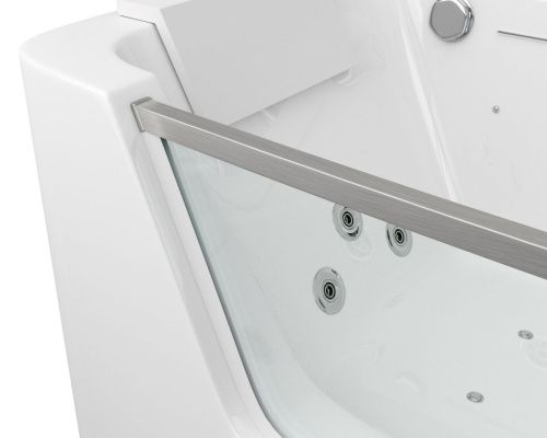 Ванна акриловая Grossman GR-16085 160х85 пристенная прямоугольная с ножками - фото 5