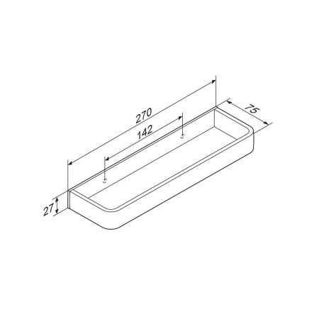 Полотенцедержатель Damixa Jupiter DA7734400