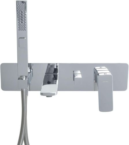 Смеситель для ванны с душем Allen Brau Infinity 5.21007-00 встраиваемый в стену хром - фото 4