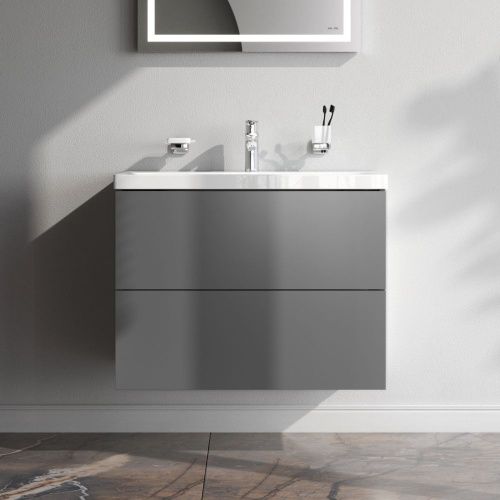 Тумба под раковину Am.Pm Gem M90FHX07522GM 80х40 подвесная цвет серый