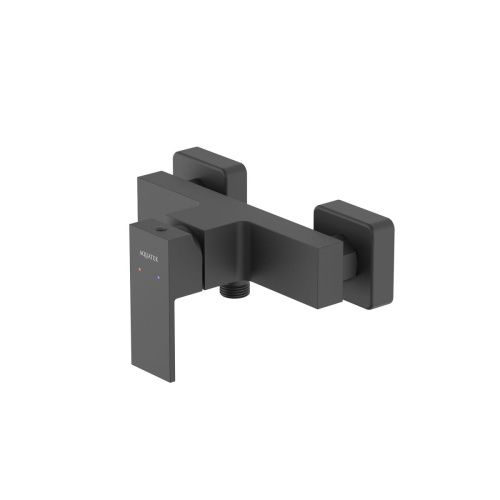Комплект смесителей Aquatek ЛИБРА AQ1632MB настенный черный - фото 2