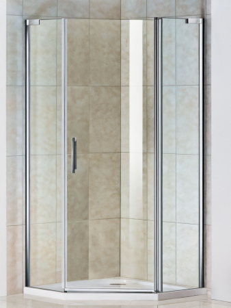 Душевой уголок WeltWasser WW300 10000001881 90х90 стекло прозрачное профиль хром без поддона