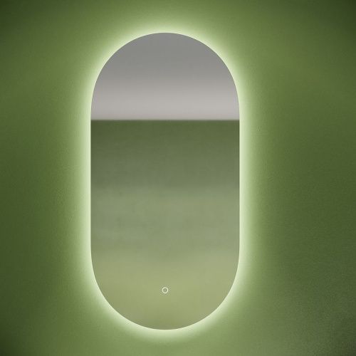 Зеркало с подсветкой Sancos Oval OV55C 60х90 подвесное - фото 2