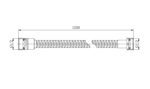 Душевой шланг Aquatek AQ2100CR хром - фото 4