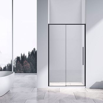 Душевая дверь Vincea Slim-N VDS-4SN140CLB 140х195 стекло прозрачное профиль черный
