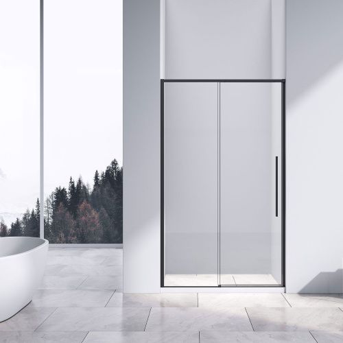 Душевая дверь Vincea Slim-N VDS-4SN140CLB 140х195 стекло прозрачное профиль черный