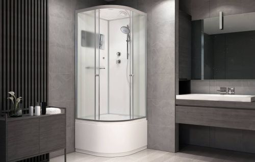 Душевая кабина AvaCan D90S 90х90 четверть круга с крышей ориентация универсальная - фото 3