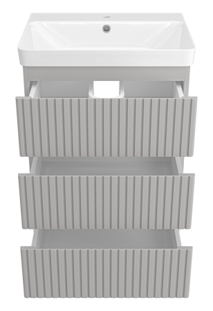 Тумба под раковину Brevita Victory VIC-07060-50-03Я 60х50 напольная цвет серый