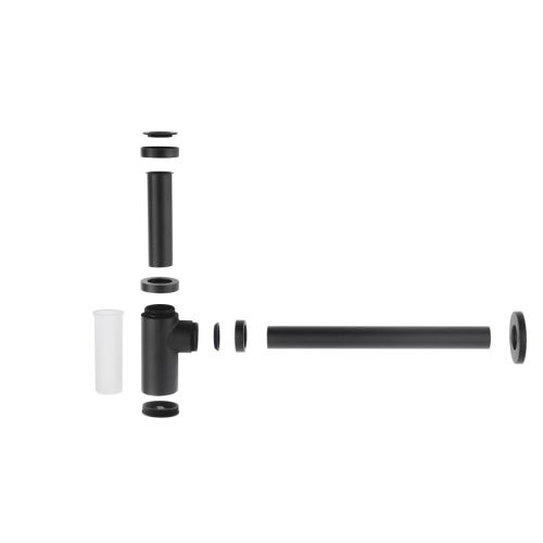 Сифон для раковины Timo 958/03L черный - фото 2