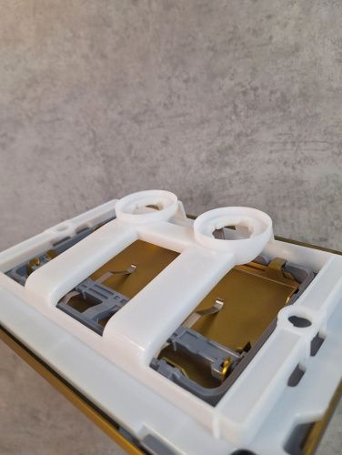 Клавиша смыва механическая AltroBagno Beni aggiuntivi AltroBagnoPFP003GQ цвет золото - фото 5