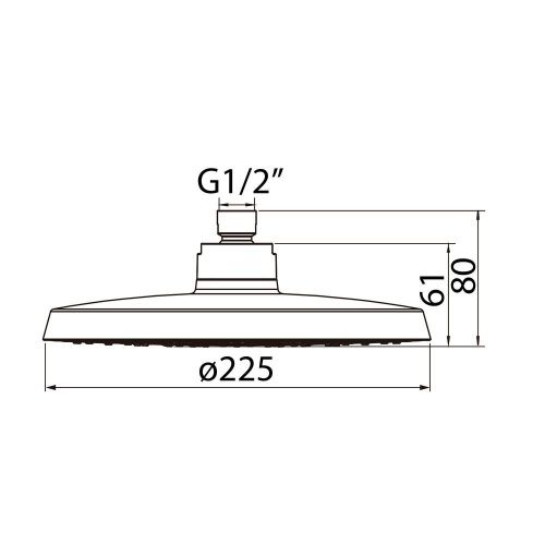 Верхний душ Clever SYVARI EVO AIR 60301 25х25 хром - фото 2